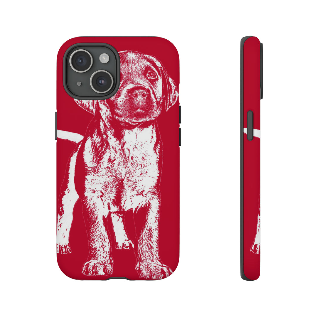 Cute IPhone Case | iPhone 15 Case | iPhone 15 Pro Max Case, Iphone 14 Case, Iphone 14 Pro Max Case IPhone Case for Dog Lovers, Puppy Dog Red - Studio40ParkLane