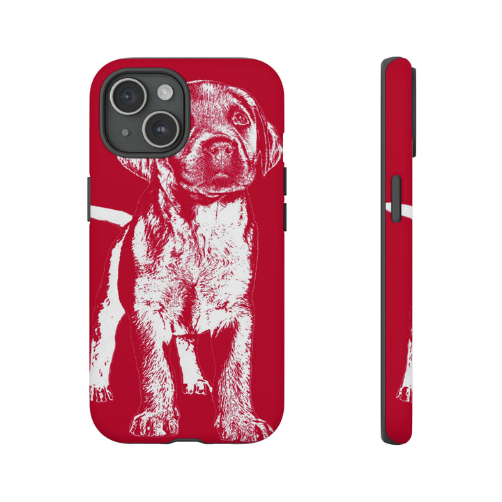 Cute IPhone Case | iPhone 15 Case | iPhone 15 Pro Max Case, Iphone 14 Case, Iphone 14 Pro Max Case IPhone Case for Dog Lovers, Puppy Dog Red - Studio40ParkLane