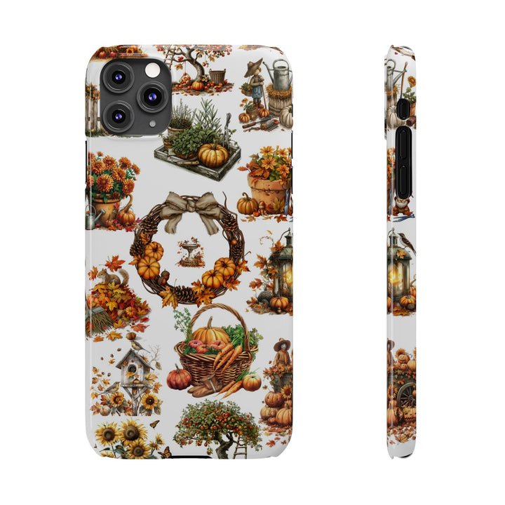 Slim Fall Leaves Collage Cute Phone Cases for Iphone | iPhone 15 Case | iPhone 15 Pro Max Case, Iphone 14, Iphone 14 Pro Max, Iphone 13, 12 - Studio40ParkLane