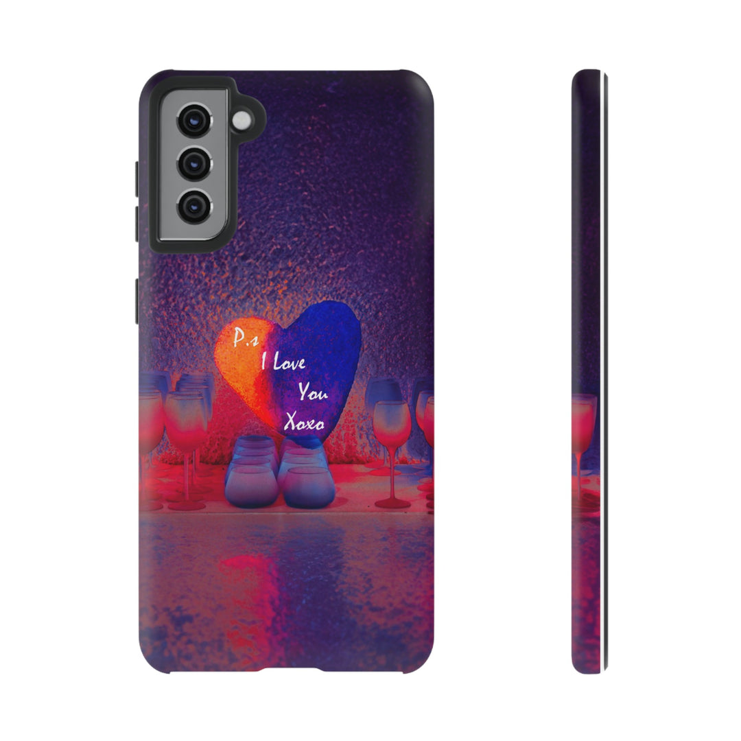 Cute Samsung Case | Cool Iphone Case | PS I love You - Heart, Samsung S24, S23, S22, S21, IPhone 15 Case | Iphone 14 Case, Iphone 13 Case - Studio40ParkLane