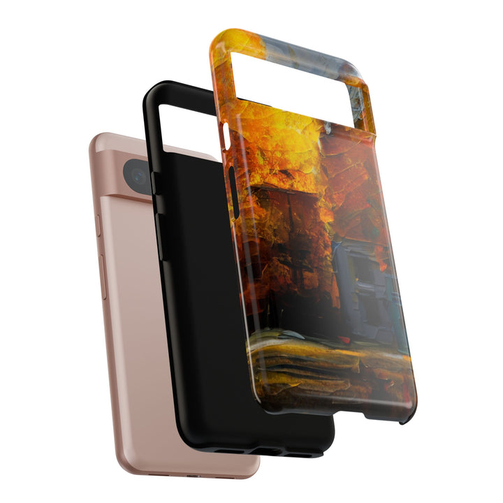 Impact Resistant, Fall Leaves Oil Painting, Cute Phone Cases for Samsung S24, S23, S22, S21, IPhone 15 pro Iphone 14 pro Iphone 13 IPhone 12 Iphone 11 - Studio40ParkLane