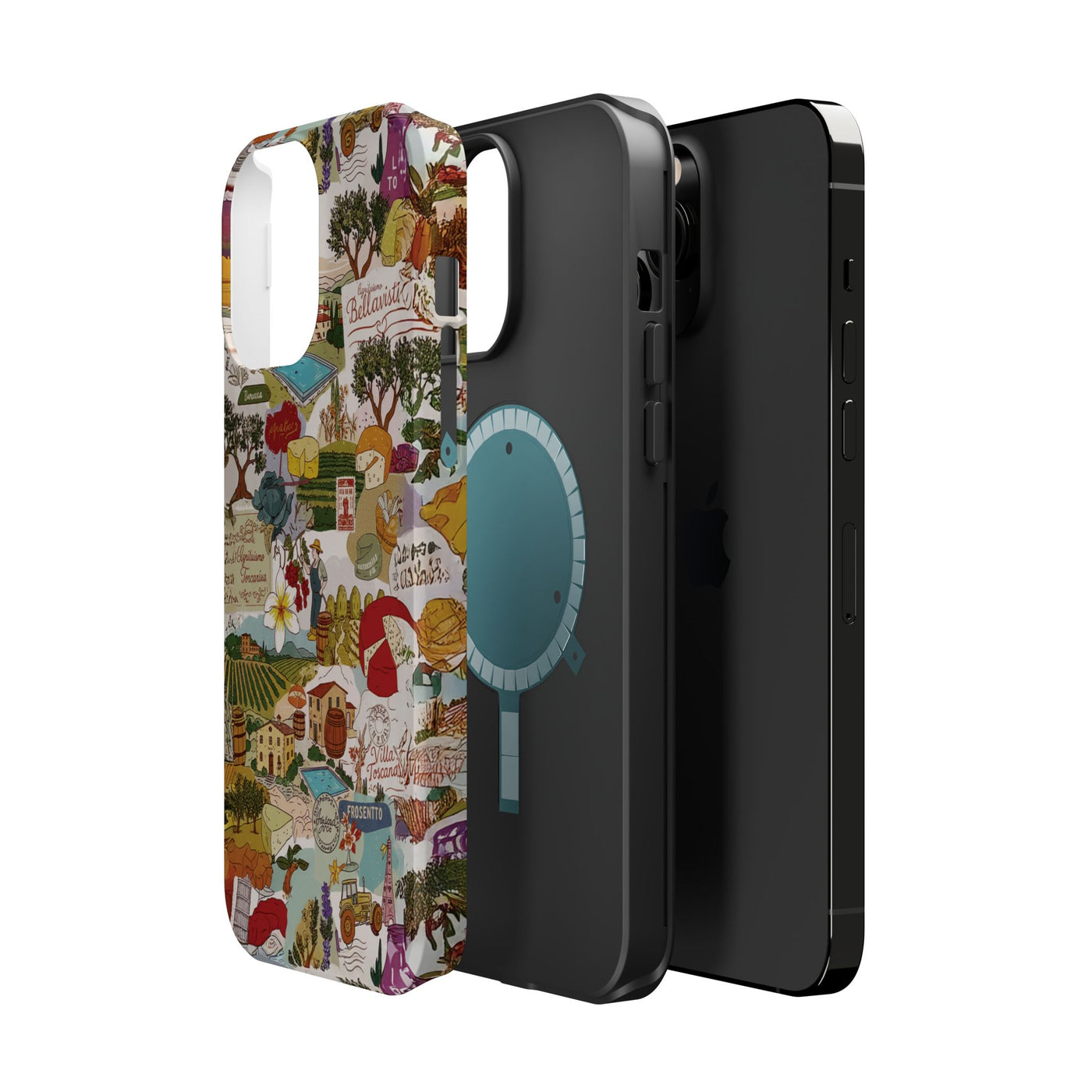 Italy Tuscany Coquette Collage Tough Magsafe Cute Phone Cases for Iphone | iPhone 17 Pro Max Case, Iphone 16, Iphone 15 14 13 12 11 10 9 - Studio40ParkLane