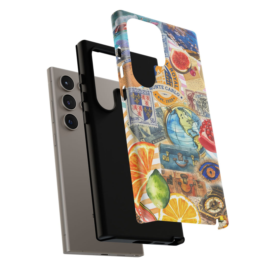 Cute European Summer Collage Phone Case, for IPhone 16 Case | Iphone 15, Iphone 14, IPhone 13 Case, 11 8 7, Samsung Galaxy S24, S23, S22, S21 Extra Protective - Studio40ParkLane