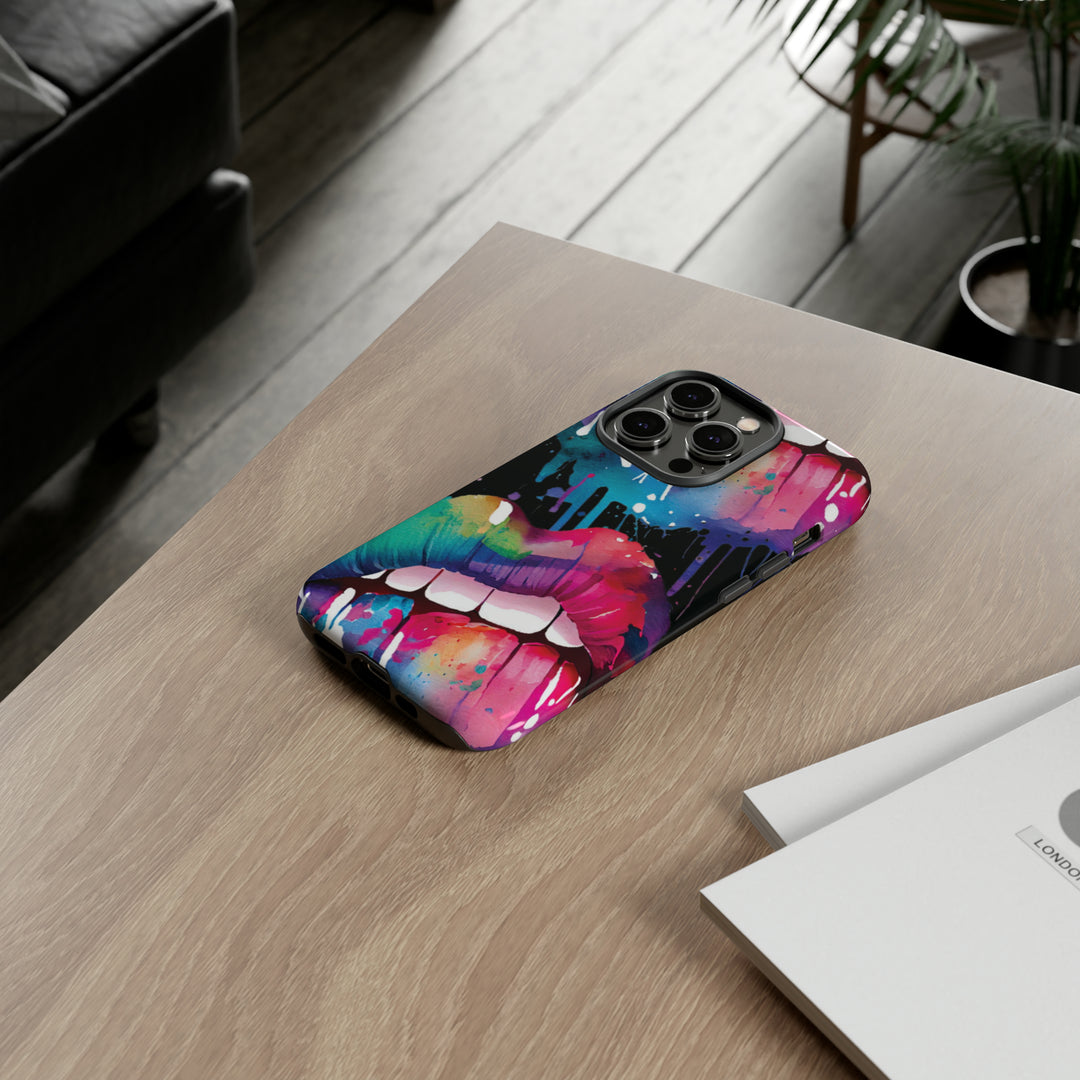 Cute IPhone Case | iPhone 15 Case | iPhone 15 Pro Max Case, Iphone 14 Case, Iphone 14 Pro Max Case IPhone Case for Art Lovers, Lips Smile - Studio40ParkLane