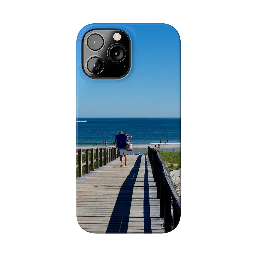 Slim Cute Phone Cases for Iphone - | iPhone 15 Case | iPhone 15 Pro Max Case, Iphone 14 Case, Iphone 14 Pro Max, Iphone 13, Summer Beach Walk - Studio40ParkLane