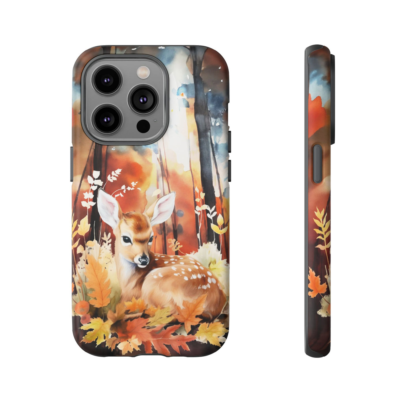 Autumn Fall Deer Forest Gift for Her Cute Phone Case for, Samsung Galaxy S24, S23, S22, S21, IPhone 16 Case | Iphone 15, Iphone 14, IPhone 13 Case