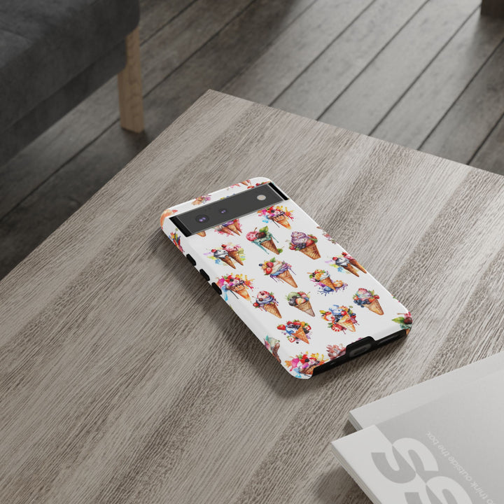 Impact Resistant, Summer Icecream, Cute Phone Cases for Samsung S24, S23, S22, S21, IPhone 15 pro, Iphone 14 pro, Iphone 13 IPhone 12, Iphone 11 - Studio40ParkLane