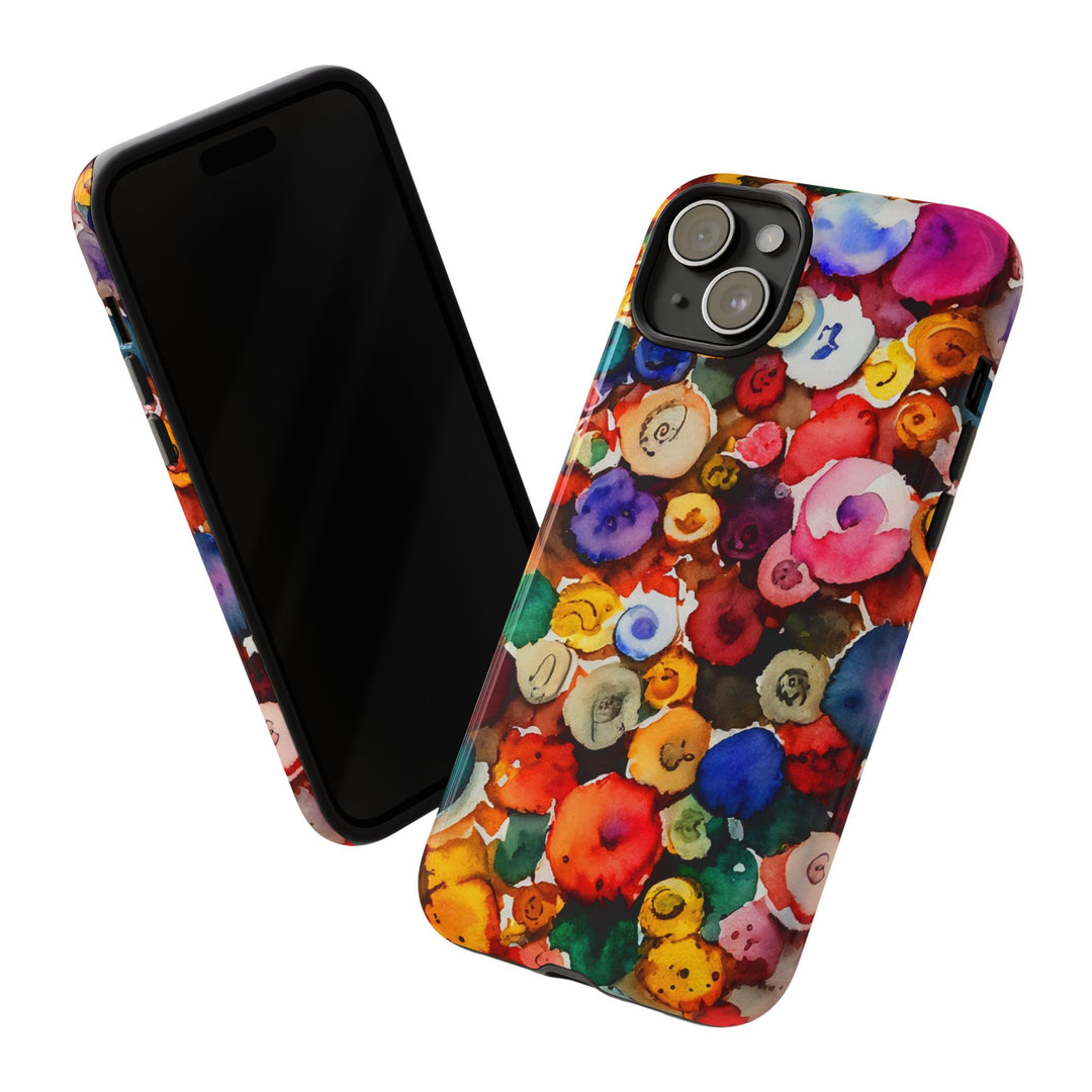 Impact Resistant, Fall Colors Buttons, Cute Phone Cases for Samsung S24, S23, S22, S21, IPhone 15 pro Iphone 14 pro Iphone 13 IPhone 12 Iphone 11 - Studio40ParkLane