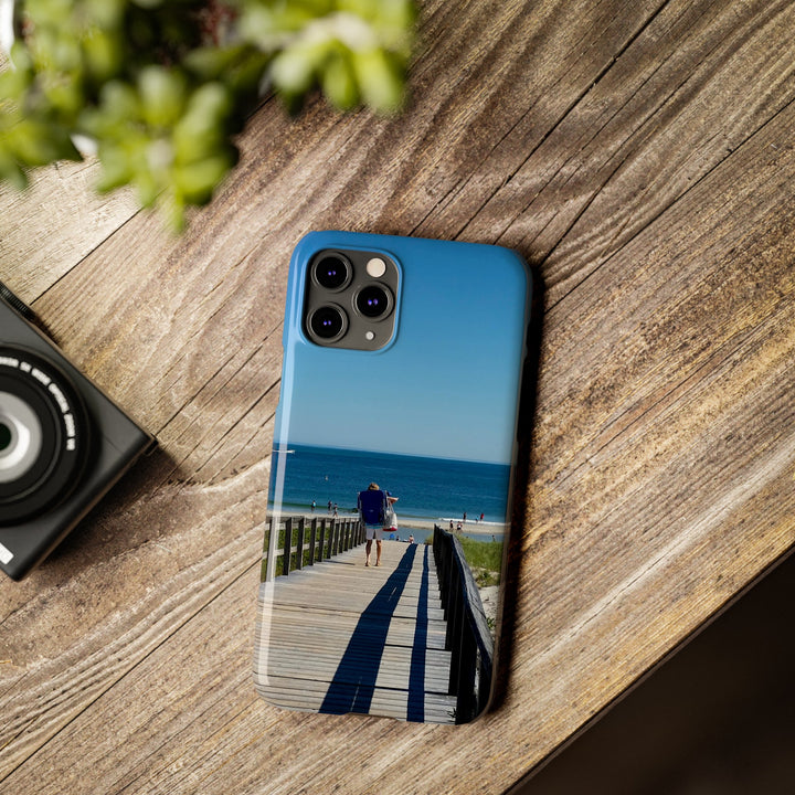 Slim Cute Phone Cases for Iphone - | iPhone 15 Case | iPhone 15 Pro Max Case, Iphone 14 Case, Iphone 14 Pro Max, Iphone 13, Summer Beach Walk - Studio40ParkLane