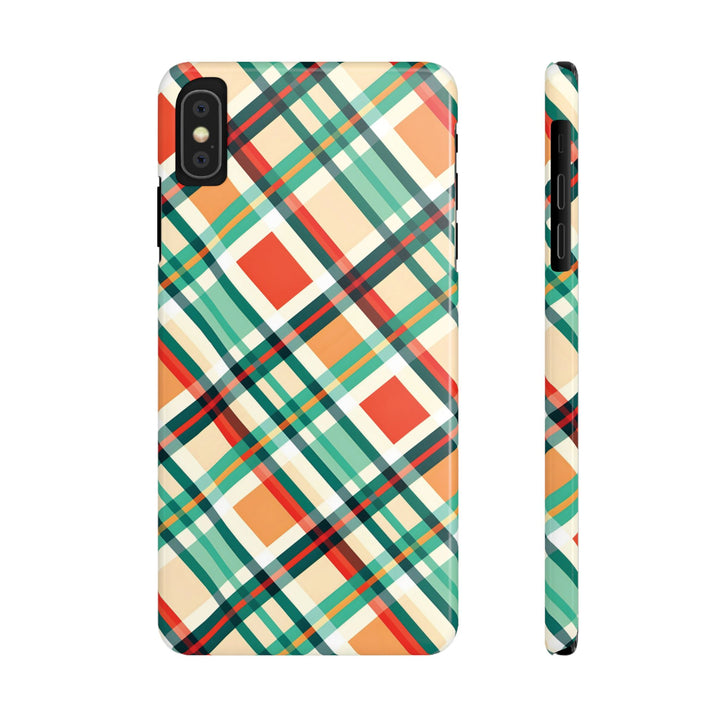 Slim Checkered Plaid Gift for Her Cute Phone Cases for Iphone 16 Pro Max | iPhone 15 Case | iPhone 15 Pro Max Case, Iphone 14, 13, 12, 11, 10, 8, 7 - Studio40ParkLane