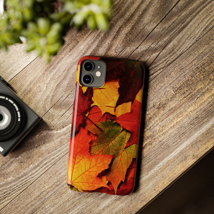 Slim Autumn Fall Leaves Gift Cute Phone Cases for Iphone 16 | iPhone 15 Case | iPhone 15 Pro Max Case, Iphone 14, Iphone 14 Pro Max, Iphone 13, Slim Mom Dad Gift - Studio40ParkLane