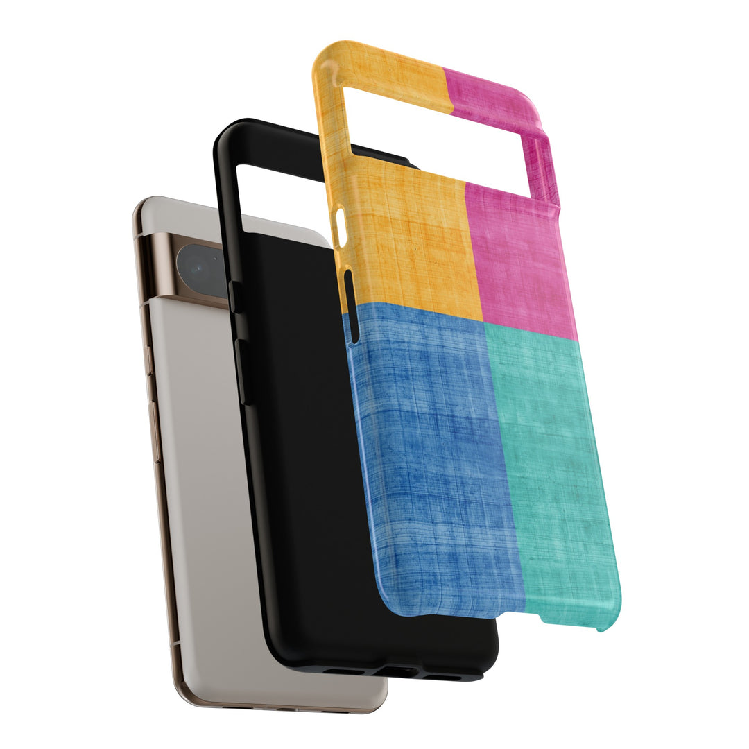 Impact Resistant, Colored Shapes, Cute Phone Cases for Samsung S24, S23, S22, S21, IPhone 15 pro Iphone 14 pro Iphone 13 IPhone 12 Iphone 11 - Studio40ParkLane