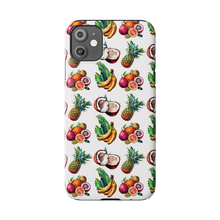 Slim Cute Phone Cases for Iphone - | iPhone 15 Case | iPhone 15 Pro Max Case, Iphone 14 Case, Iphone 14 Pro Max, Iphone 13, Tropical Summer Fruit - Studio40ParkLane
