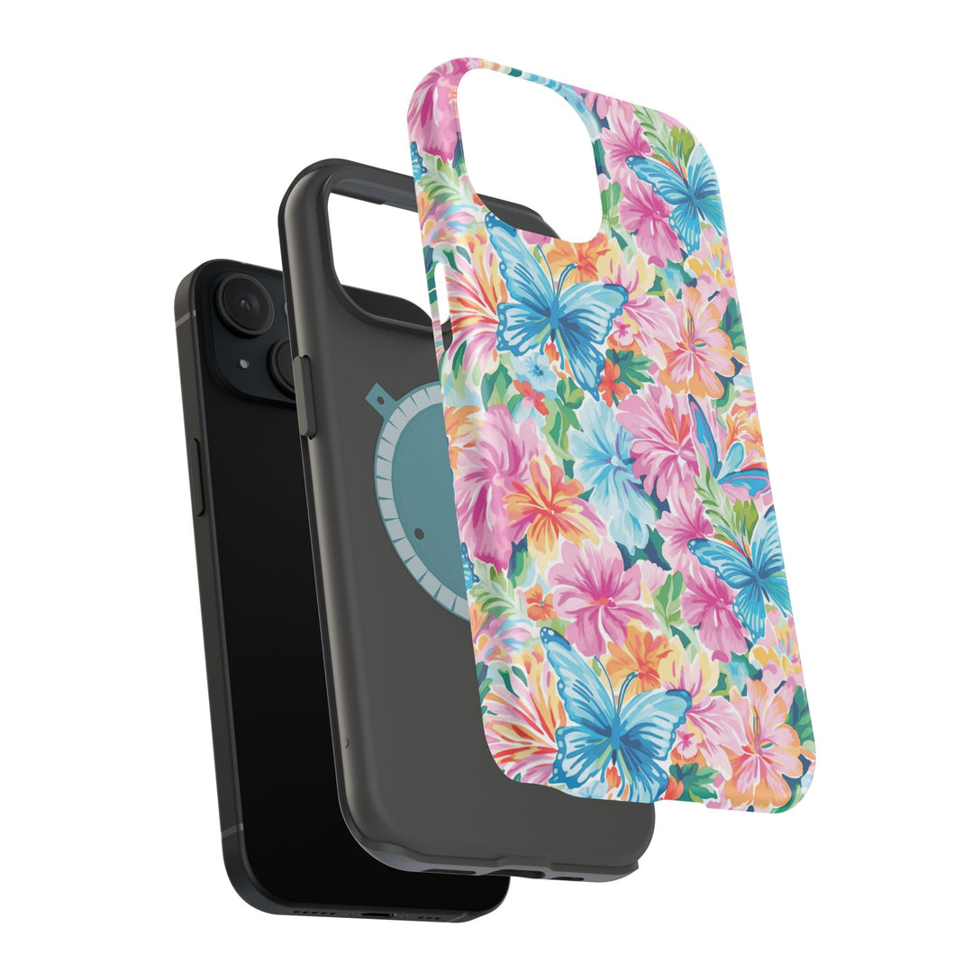Butterflies Flowers Magsafe Cute Phone Case for Iphone Gift for Her, iPhone 16 Case iPhone 15 Pro Max Case, Iphone 14, Iphone 14 Pro Max, 13, 12 - Studio40ParkLane