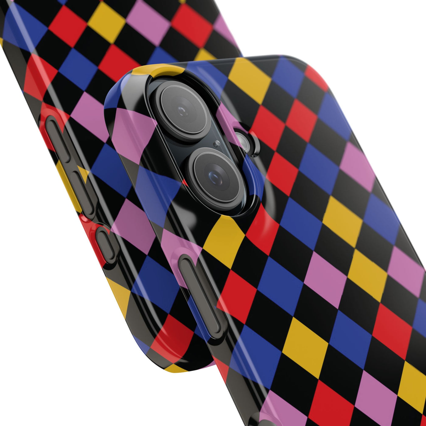 Colorful Checkerboard Cute Phone Case - Sleek Snap - for iPhone 16 15 14 13 12 11 Max Pro Plus Samsung Galaxy S24 S23 S22 S21 S20 Plus Ultra - Studio40ParkLane