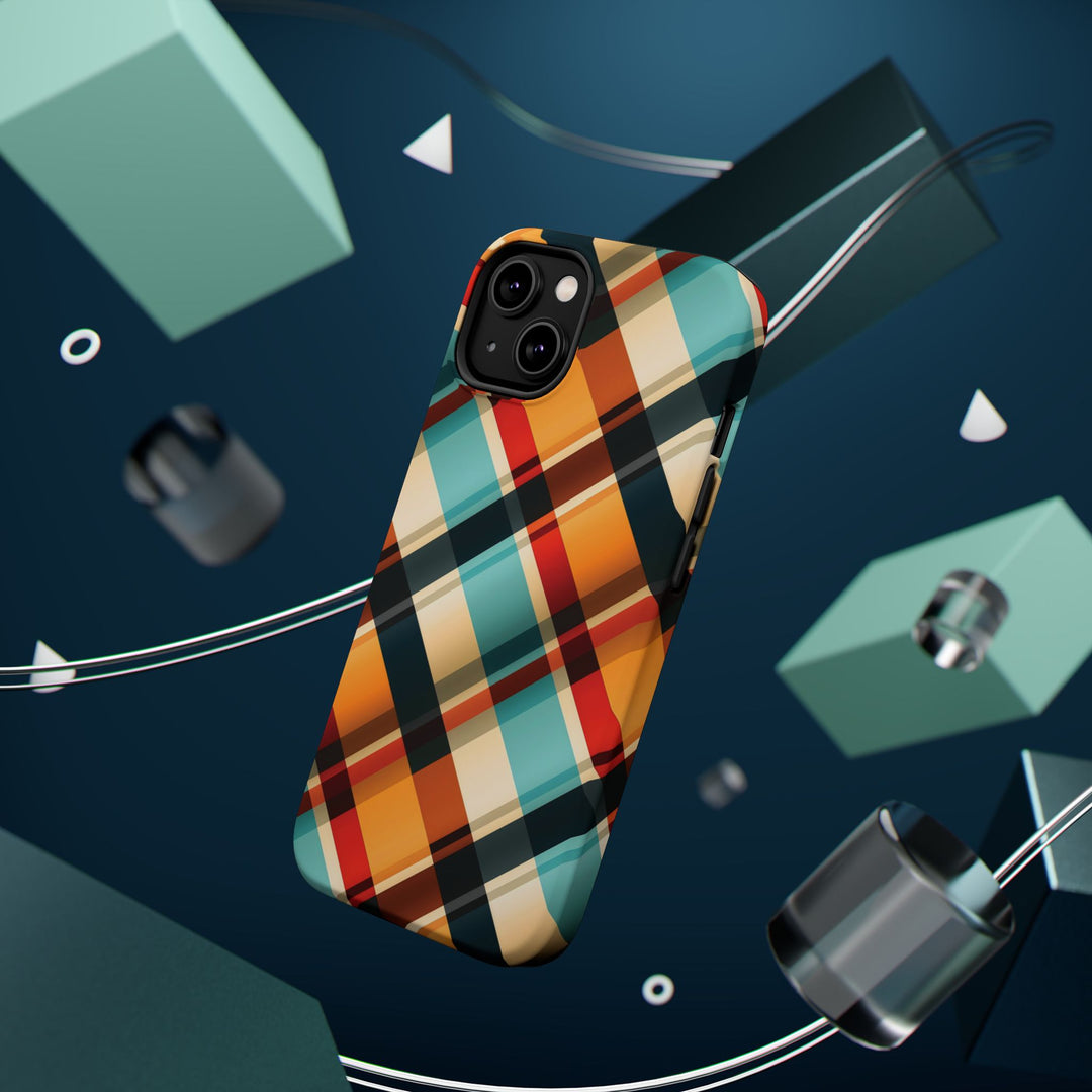 Checkered Plaid Magsafe Gift for Her Cute Phone Case for Iphone, | iPhone 16 | iPhone 15 Pro Max, Iphone 14 Pro Max, 13 12 11 10 9 8 7 - Studio40ParkLane