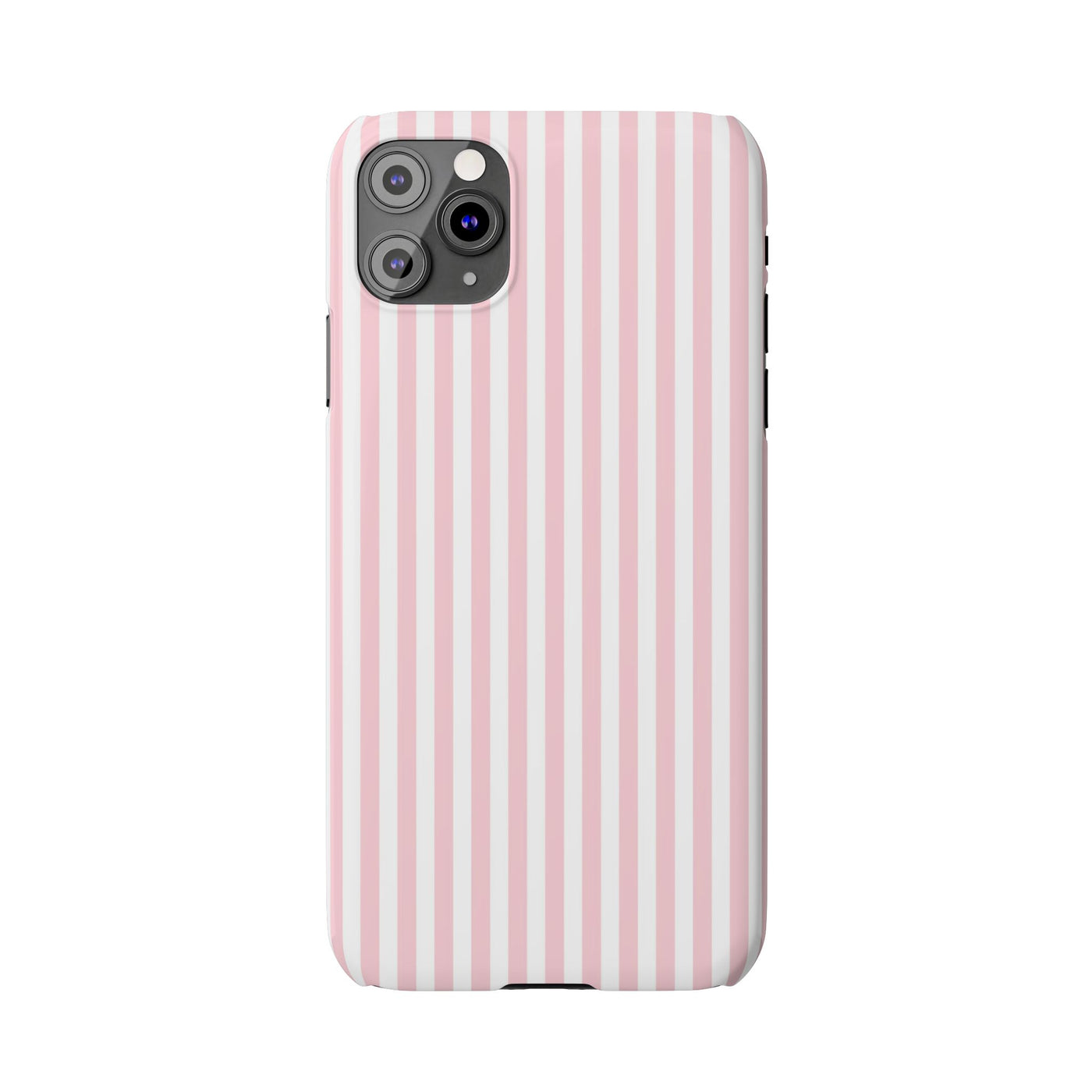Slim Sweet Pink Striped Cute Phone Case for Iphone 16 - | iPhone 15 Pro Max Case | iPhone 14 Case Iphone 13 12 11 10 9 8 7 X XS Gift for Her