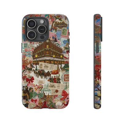 Aesthetic Tough London Coquette Collage Premium Phone Case - For iPhone 17 Pro Max iPhone 16 Pro iPhone 15 Iphone 14 Plus 13 Pro 12 11 10 XR - Studio40ParkLane
