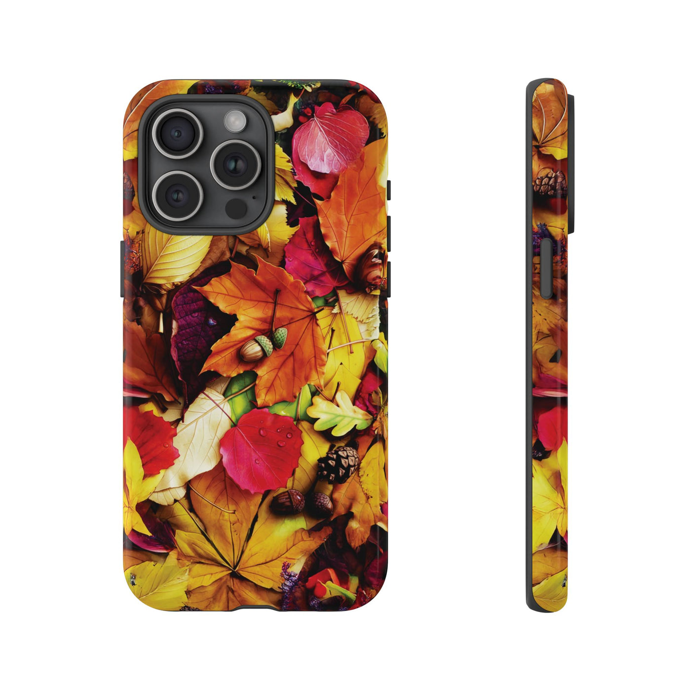 Aesthetic Tough Fall Leaves Foliage Premium Phone Case - For iPhone 17 Pro Max iPhone 16 Pro iPhone 15 Iphone 14 Plus 13 Pro 12 11 10 XR - Studio40ParkLane