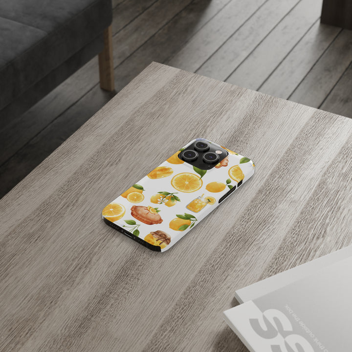 Slim Cute Phone Cases for Iphone - | iPhone 15 Case | iPhone 15 Pro Max Case, Iphone 14 Case, Iphone 14 Pro Max, Iphone 13, Summer Fruit Lemon - Studio40ParkLane