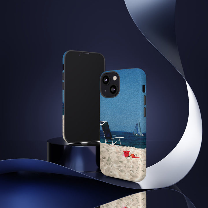 Cute Samsung Case | Cool Iphone Case | Summer Blue Beach Chair, Samsung S24, S23, S22, S21, IPhone 15 Case | Iphone 14 Case, Iphone 13 Case - Studio40ParkLane