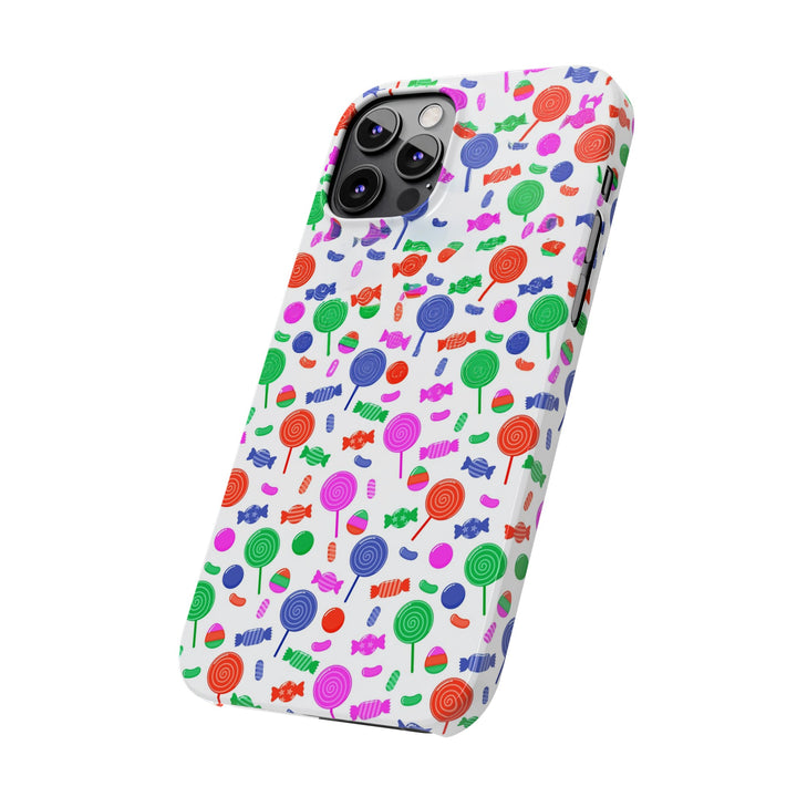 Slim Cute Phone Cases for Iphone - | iPhone 15 Case | iPhone 15 Pro Max Case, Iphone 14 Case, Iphone 14 Pro Max, Iphone 13, Summer Lollipops Red - Studio40ParkLane