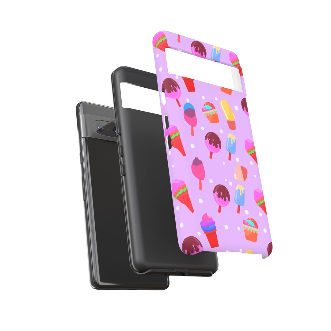 Cute Samsung Case | Cool Iphone Case | Summer Pink Ice - Cream, Samsung S24, S23, S22, S21, IPhone 15 Case | Iphone 14 Case, Iphone 13 Case - Studio40ParkLane