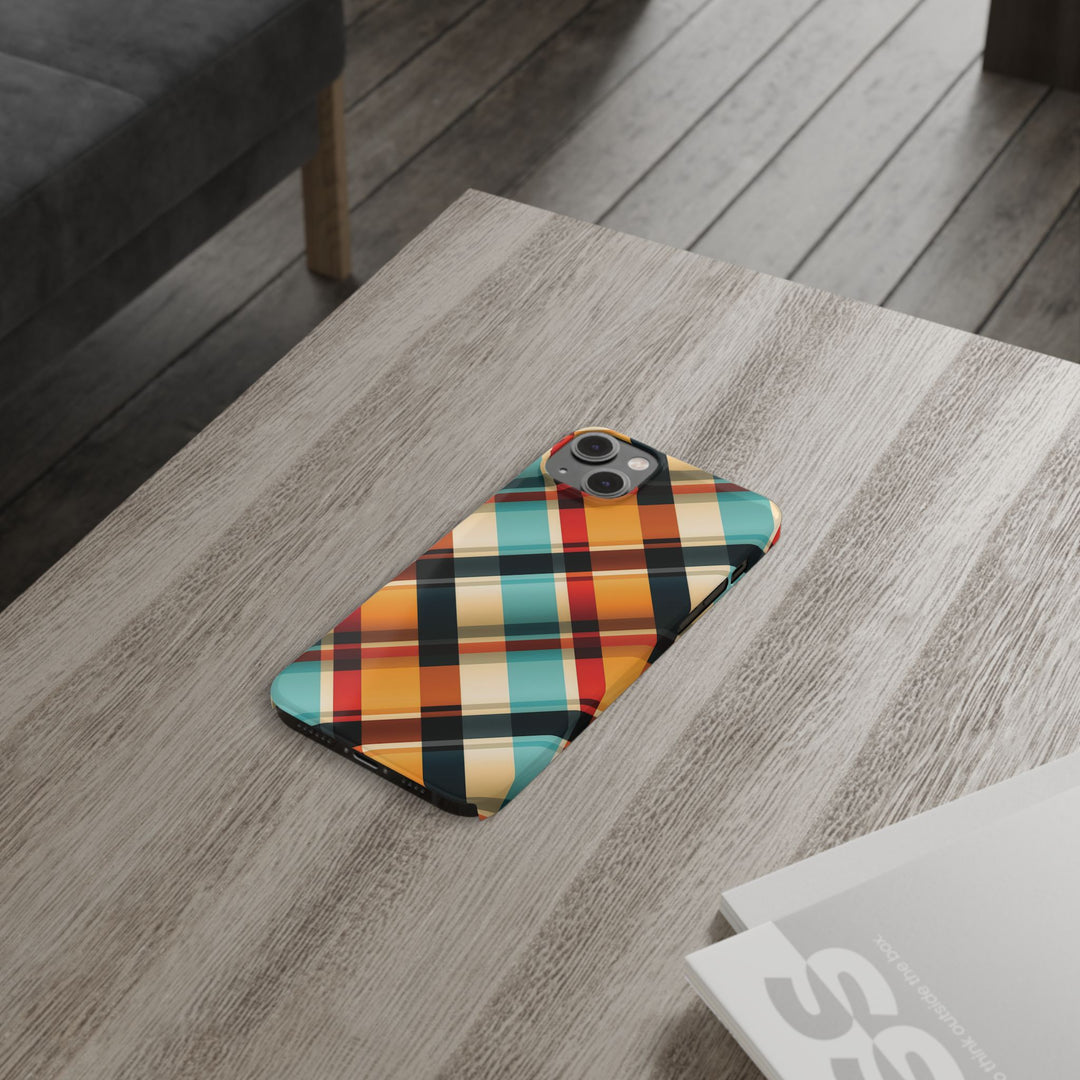 Slim Checkered Plaid Gift for Her Cute Phone Cases for Iphone 16 Pro Max | iPhone 15 Case | iPhone 15 Pro Max Case, Iphone 14, 13, 12, 11, 10, 8, 7 - Studio40ParkLane