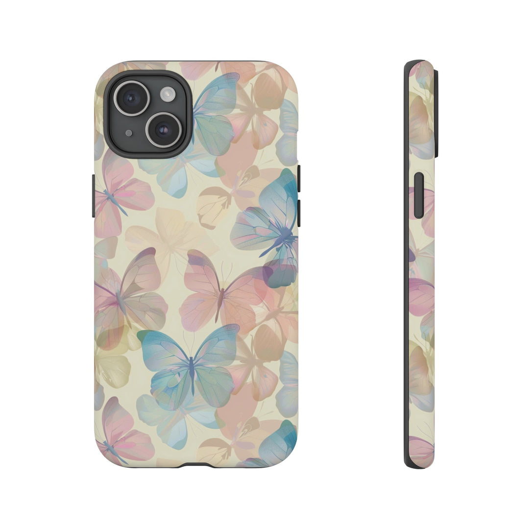 Cute Samsung Case | Cool Iphone Case | Summer Pastel Butterflies, Samsung S24, S23, S22, S21, IPhone 15 Case | Iphone 14 Case, Iphone 13 Case - Studio40ParkLane