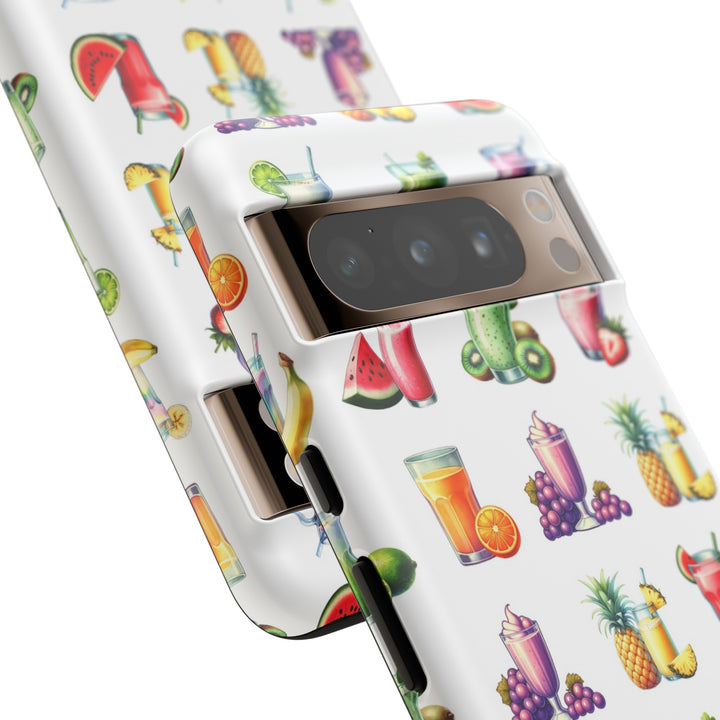 Cute Samsung Case | Cool Iphone Case | Tropical Summer Fruit Cocktail, Samsung S24, S23, S22, S21, IPhone 15 Case | Iphone 14 Case, Iphone 13 Case - Studio40ParkLane