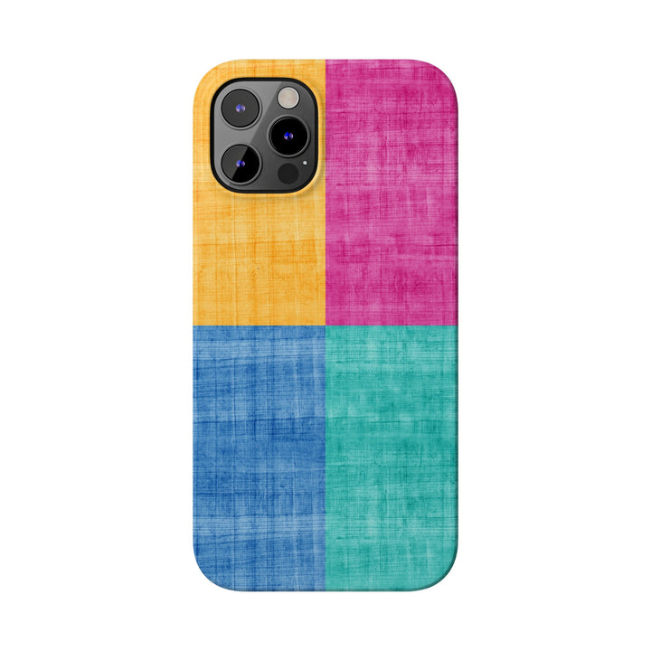 Slim Cute Phone Cases for Iphone | iPhone 15 Case | iPhone 15 Pro Max Case, Iphone 14, Iphone 14 Pro Max, Iphone 13, Abstract Color Blocks - Studio40ParkLane