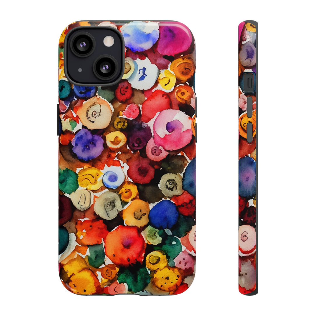 Impact Resistant, Fall Colors Buttons, Cute Phone Cases for Samsung S24, S23, S22, S21, IPhone 15 pro Iphone 14 pro Iphone 13 IPhone 12 Iphone 11 - Studio40ParkLane