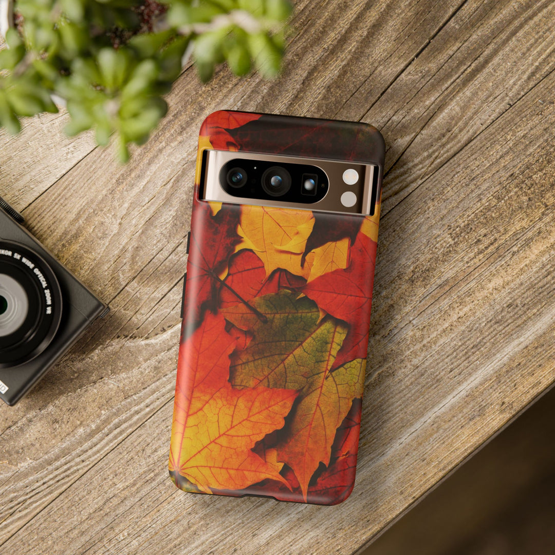Autumn Fall Leaves Gift Cute Phone Case for, Samsung Galaxy S24, S23, S22, S21, IPhone 16 Case | Iphone 15, Iphone 14, IPhone 13 Case Mom Dad Gift - Studio40ParkLane