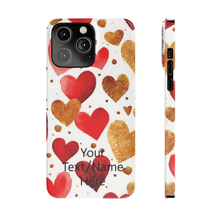 Slim Custom Personalized Valentine Love Gift for Her Cute Phone Cases for Iphone 16 Pro Max | iPhone 15 Case | iPhone 15 Pro Max Case, Iphone 14 - Studio40ParkLane