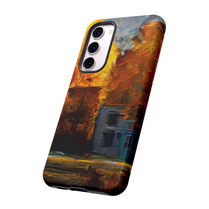 Impact Resistant, Fall Leaves Oil Painting, Cute Phone Cases for Samsung S24, S23, S22, S21, IPhone 15 pro Iphone 14 pro Iphone 13 IPhone 12 Iphone 11 - Studio40ParkLane