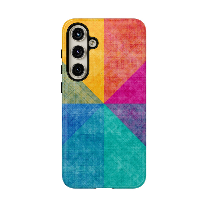 Impact Resistant, Colored Shapes, Cute Phone Cases for Samsung S24, S23, S22, S21, IPhone 15 pro Iphone 14 pro Iphone 13 IPhone 12 Iphone 11 - Studio40ParkLane