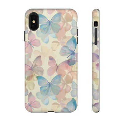 Cute Samsung Case | Cool Iphone Case | Summer Pastel Butterflies, Samsung S24, S23, S22, S21, IPhone 15 Case | Iphone 14 Case, Iphone 13 Case