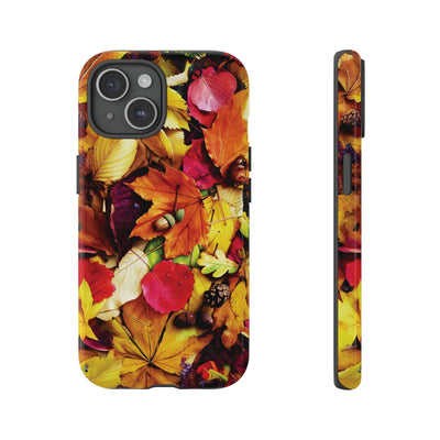Aesthetic Tough Fall Leaves Foliage Premium Phone Case - For iPhone 17 Pro Max iPhone 16 Pro iPhone 15 Iphone 14 Plus 13 Pro 12 11 10 XR - Studio40ParkLane