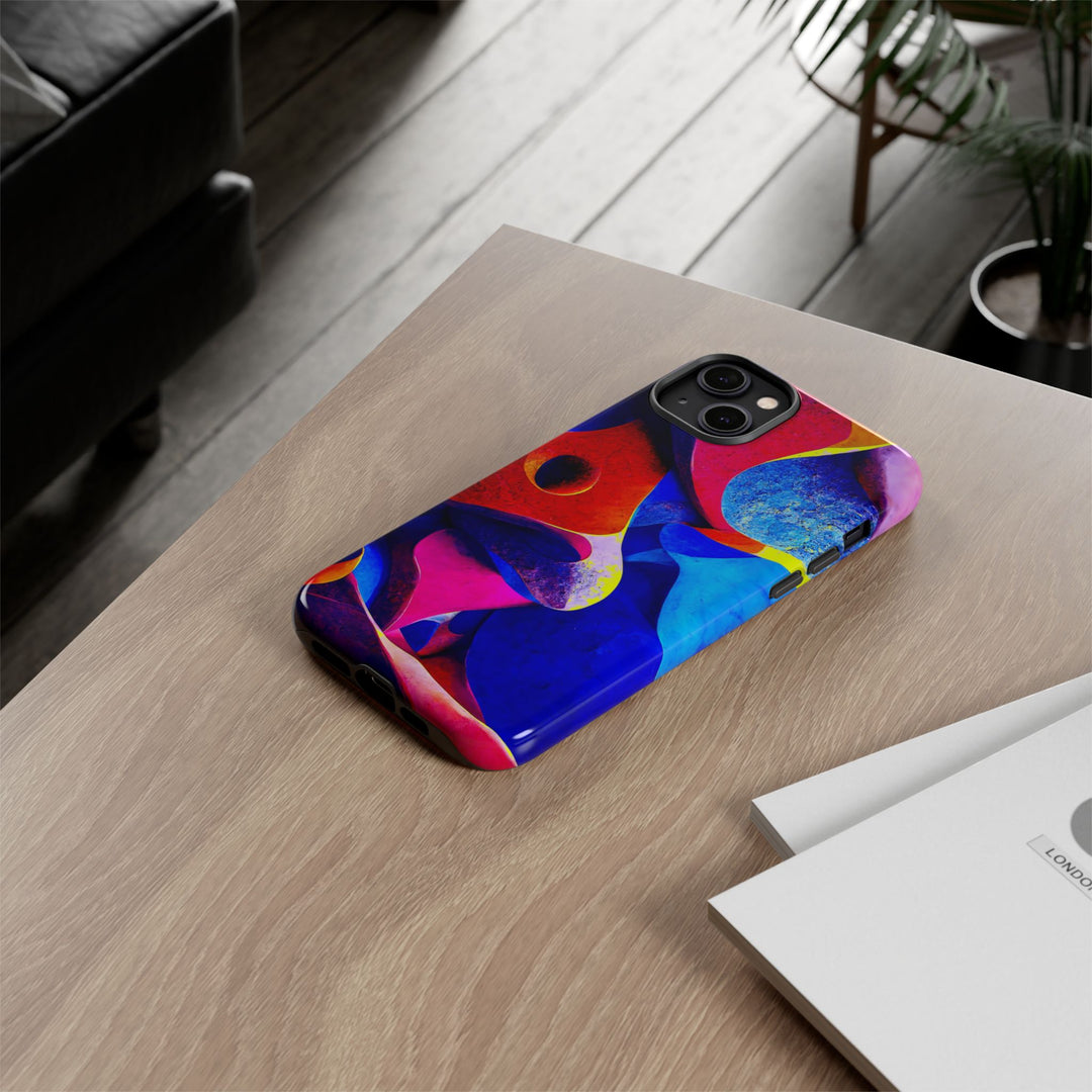 Impact Resistant, Abstract Shapes, Cute Phone Cases for Samsung S24, S23, S22, S21, IPhone 15 pro Iphone 14 pro Iphone 13 IPhone 12 Iphone 11 - Studio40ParkLane