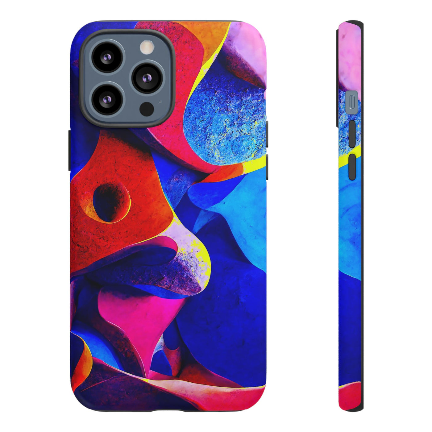 Impact Resistant, Abstract Shapes, Cute Phone Cases for Samsung S24, S23, S22, S21, IPhone 15 pro Iphone 14 pro Iphone 13 IPhone 12 Iphone 11