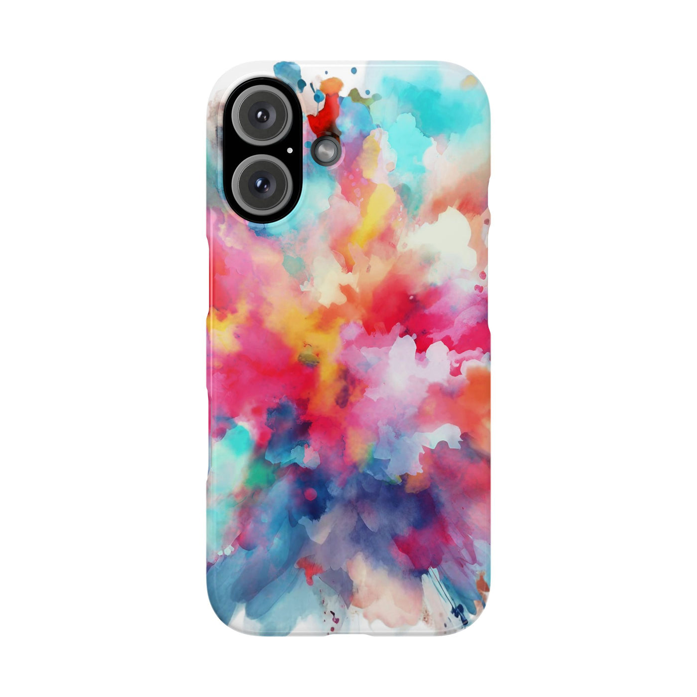 Slim Paint Splash Gift for Her Cute Phone Cases for Iphone 16 Pro Max | iPhone 15 Case | iPhone 15 Pro Max Case, Iphone 14, Iphone 14 Pro Max, Iphone 13 12 11 8 7