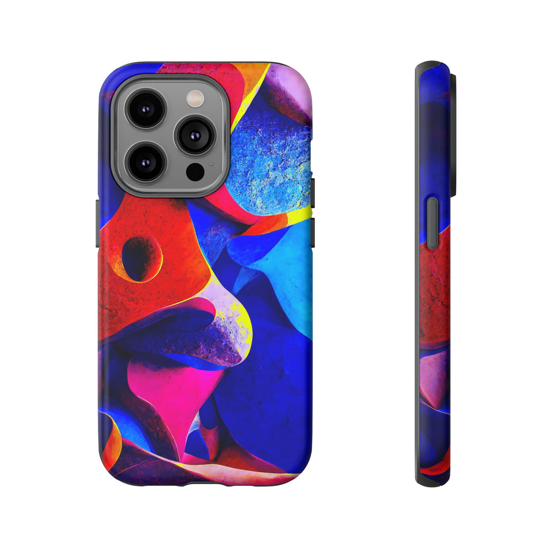 Impact Resistant, Abstract Shapes, Cute Phone Cases for Samsung S24, S23, S22, S21, IPhone 15 pro Iphone 14 pro Iphone 13 IPhone 12 Iphone 11 - Studio40ParkLane
