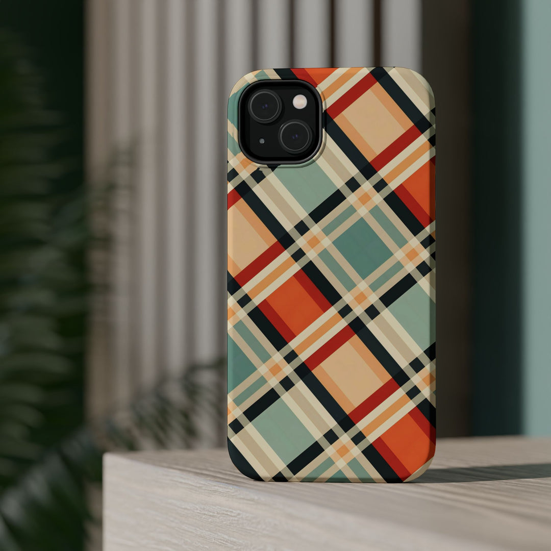 Checkered Plaid Magsafe Gift for Her Cute Phone Case for Iphone, | iPhone 16 | iPhone 15 Pro Max, Iphone 14 Pro Max, 13 12 11 10 9 8 7 - Studio40ParkLane
