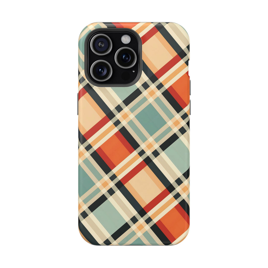 Checkered Plaid Magsafe Gift for Her Cute Phone Case for Iphone, | iPhone 16 | iPhone 15 Pro Max, Iphone 14 Pro Max, 13 12 11 10 9 8 7 - Studio40ParkLane