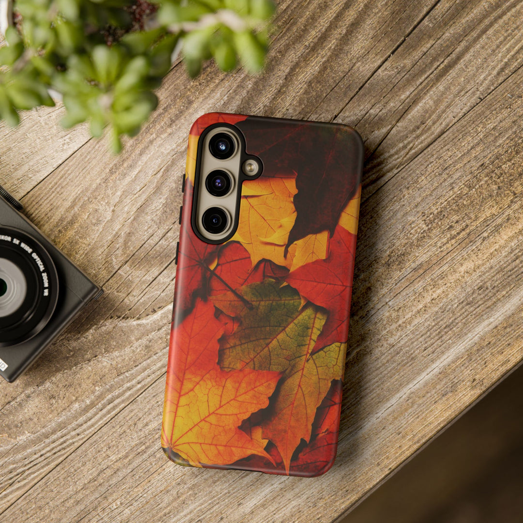 Autumn Fall Leaves Gift Cute Phone Case for, Samsung Galaxy S24, S23, S22, S21, IPhone 16 Case | Iphone 15, Iphone 14, IPhone 13 Case Mom Dad Gift - Studio40ParkLane