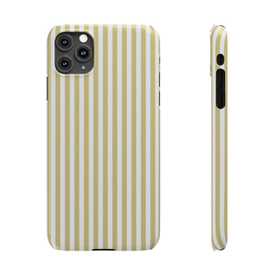 Slim Soft Yellow Striped Cute Phone Case for Iphone 16 - | iPhone 15 Pro Max Case | iPhone 14 Case Iphone 13 12 11 10 9 8 7 XS Gift for Her - Studio40ParkLane