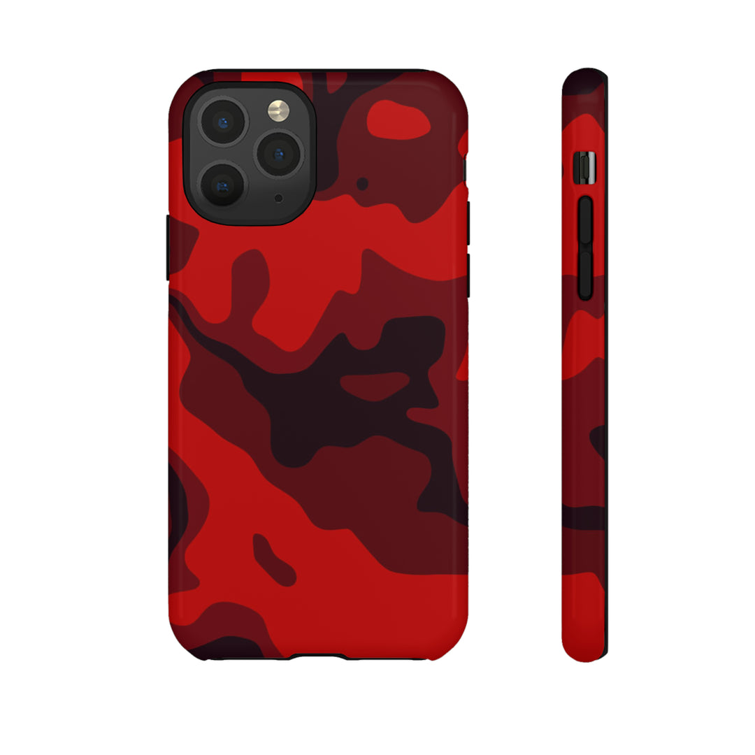Cute IPhone Case | iPhone 15 Case | iPhone 15 Pro Max Case, Iphone 14 Case, Iphone 14 Pro Max Case IPhone Case for Art Lovers - Red Camo - Studio40ParkLane