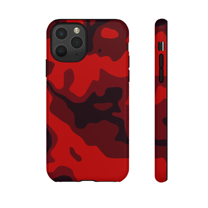 Cute IPhone Case | iPhone 15 Case | iPhone 15 Pro Max Case, Iphone 14 Case, Iphone 14 Pro Max Case IPhone Case for Art Lovers - Red Camo - Studio40ParkLane