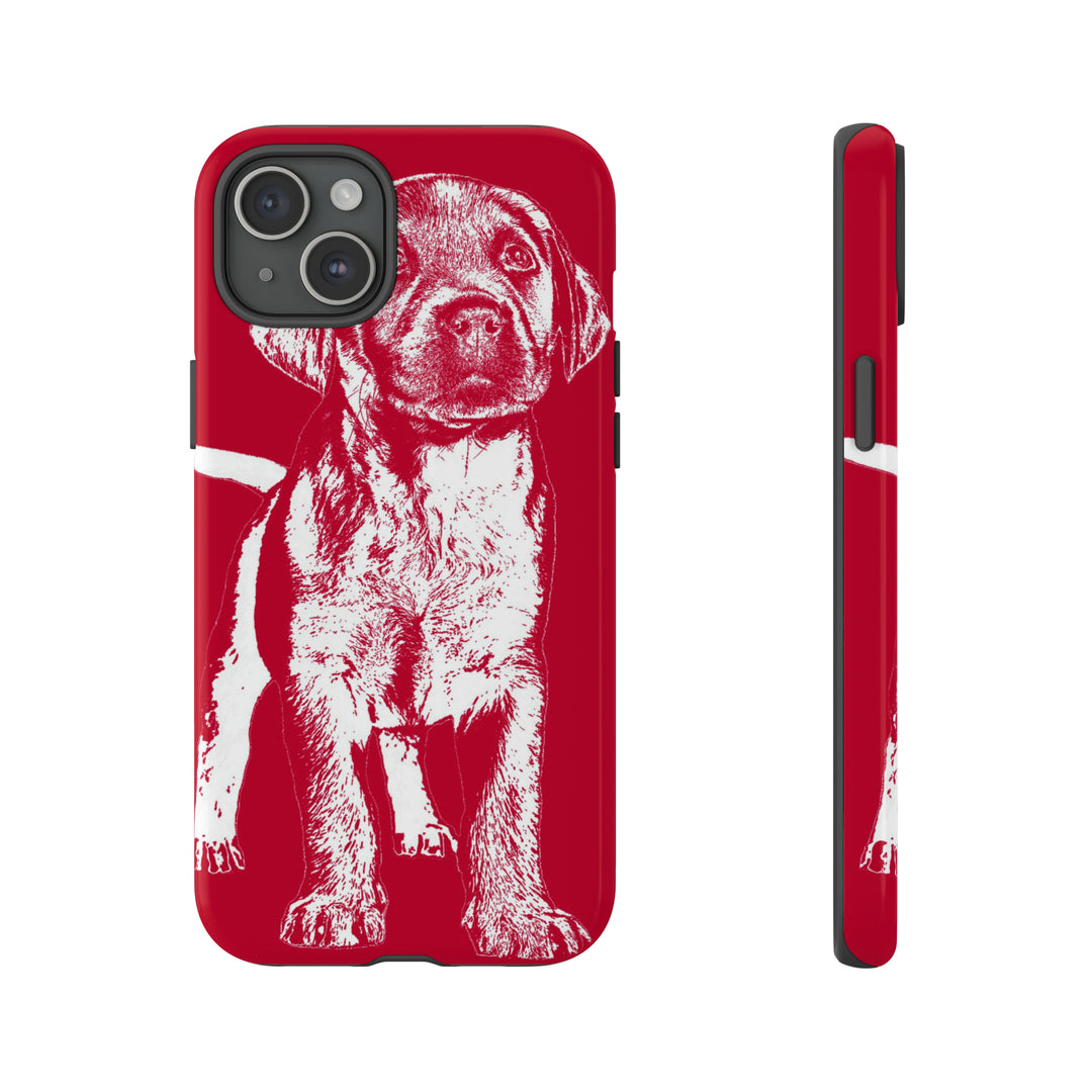 Cute IPhone Case | iPhone 15 Case | iPhone 15 Pro Max Case, Iphone 14 Case, Iphone 14 Pro Max Case IPhone Case for Dog Lovers, Puppy Dog Red - Studio40ParkLane