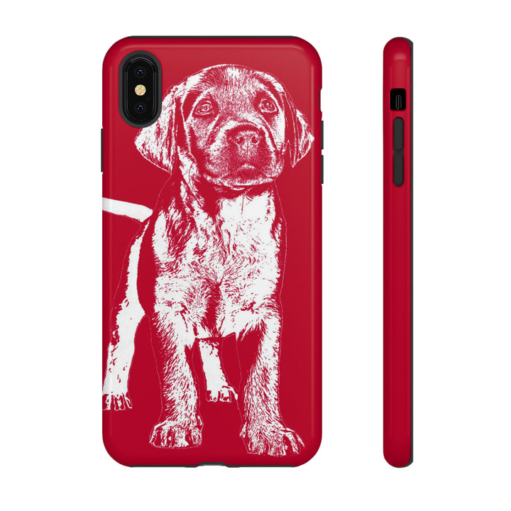 Cute IPhone Case | iPhone 15 Case | iPhone 15 Pro Max Case, Iphone 14 Case, Iphone 14 Pro Max Case IPhone Case for Dog Lovers, Puppy Dog Red - Studio40ParkLane